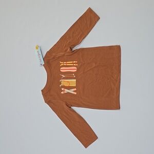 3/$15 Cat & Jack - Boys' Brown Long Sleeve Ski & Snowboard Graphic Tee